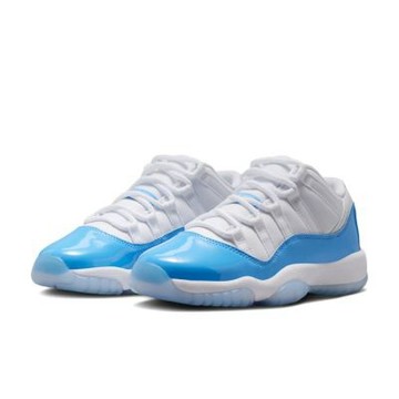 Nike Air Jordan 11 Retro Low 白藍 GS 氣墊 緩震 抓地力 運動鞋 大童鞋 FV5121-100