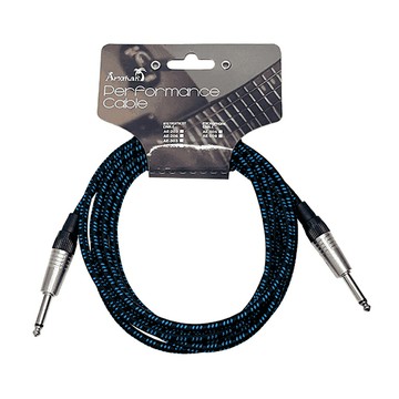 非凡樂器『Arxman』3公尺編織高級音源導線 6.3接頭 / AE-303 藍色 / 公司貨