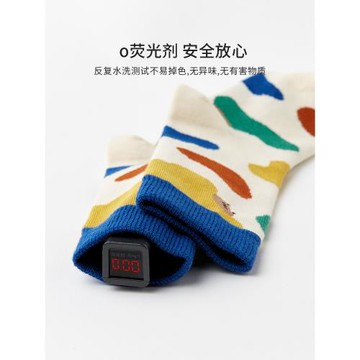 「秋冬款」純棉A類無骨兒童襪子寶寶潮男童透氣吸汗抗菌中筒厚