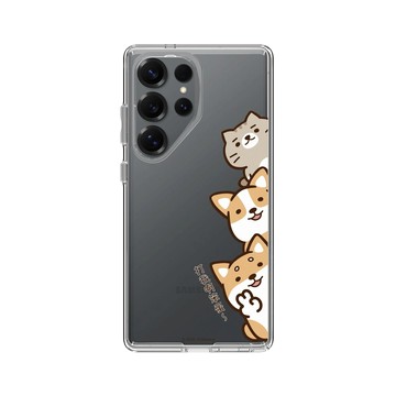 Galaxy S25 Ultra Clear 透明 - 柴語錄 Shiba Says - 打我啊笨蛋~