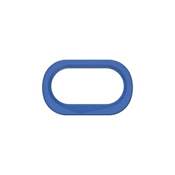 iPhone XS 手機殼鏡頭框 鈷藍