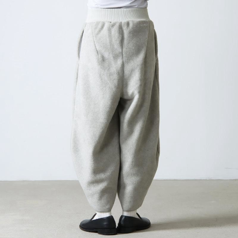 ALWEL (オルウェル) FLEESE PEG PANTS / フリースペグパンツ