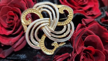 1929-1980英國古董胸針(Hallmark標示品牌Hollywood英國)聖誕禮盒