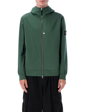 Stone Island Soft Shell-R_E. Dye Technology Light Hooded Jacket