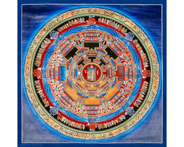 時輪曼荼羅 – 宇宙和諧與永恆智慧 - A58336