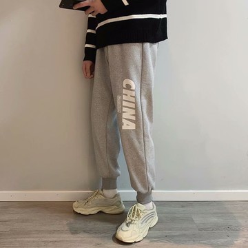 春秋夏季新款ins小腳衛褲男韓版潮流寬松束腳褲學生休閑運動長褲
