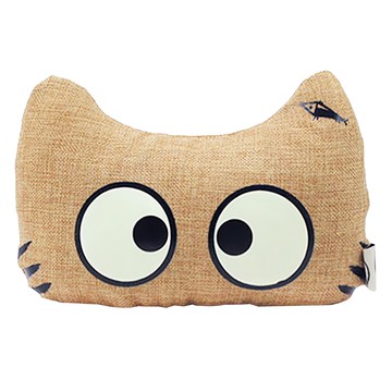 E.City 大眼貓車用頸枕  1個  黃喵