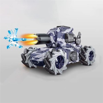 遙控特技四驅戰車噴火水彈迷彩坦克特技噴霧音樂坦克車假期禮物