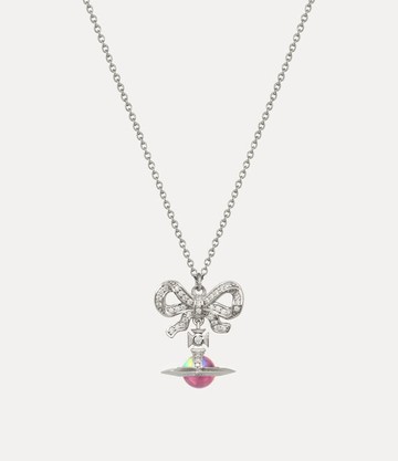 Vivienne Westwood Octavie Pendant Necklace Platinum-white-pink-ab-cz Platinum-white-pink-ab-cz Women