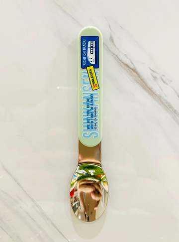 【震撼精品百貨】Shin Kan Sen 新幹線~三麗鷗新幹線日本湯匙-淺藍*68054