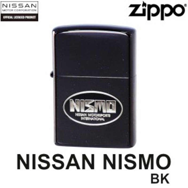 日産 ZIPPO NISSAN NISMO BK‐ニスモ ブラックニッケル ジッポー