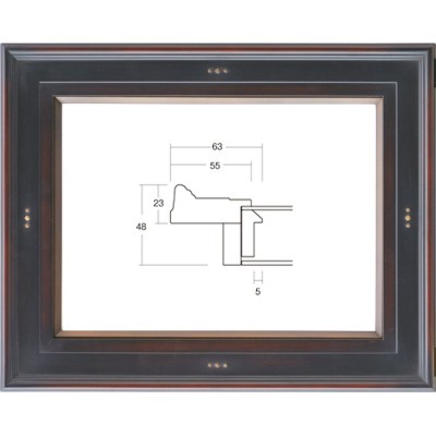 額縁 油絵/油彩額縁 木製フレーム 9259N F20号 赤鉄 | www