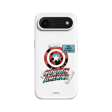 iPhone Air SolidX 白 - 迪士尼-漫威 Marvel - 漫威系列 - 美國隊長 – 復古盾牌