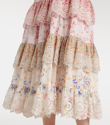 Zimmermann Lucky tiered cotton maxi dress