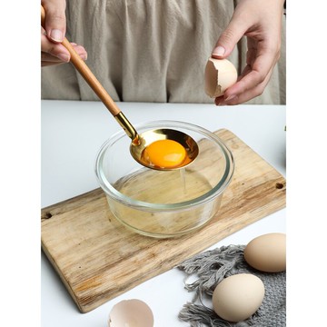 日式家用櫸木柄不銹鋼湯勺火鍋漏勺撈勺拉面勺粥勺料理店餐具