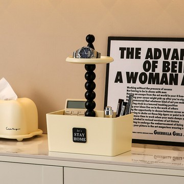 【含稅/免運】 創意入戶玄關收納臥室床頭柜首飾品雜物收納盒桌面家居整理裝飾品