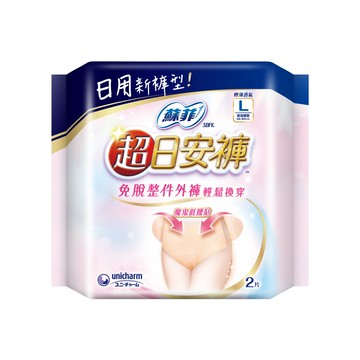 蘇菲超日安褲內褲型衛生棉2片_L