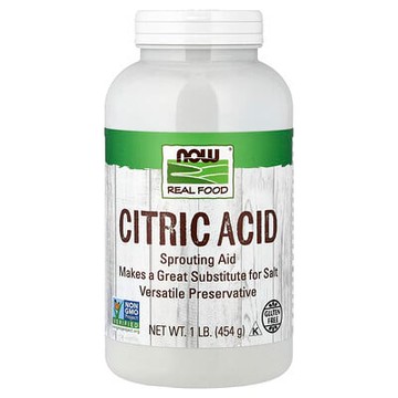 NOW Foods, 檸檬酸，1 磅（454 克）