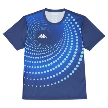 KAPPA義大利舒適吸溼排汗男款圓領T恤 檸檬綠 341E49WB33 台灣製