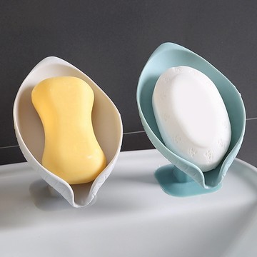 7256 葉子肥皂架 樹葉瀝水肥皂盒 香皂架肥皂架 傾斜皂盤 廚房衛浴用品 菜瓜布架