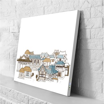 日本 VisualSonic 超薄藍牙畫布音箱 Hanok