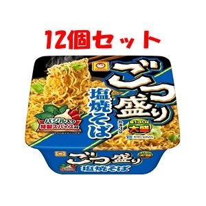 「優良配送対応」「東洋水産」 ごつ盛り 塩焼そば 156g×12個セット 「フード・飲料」