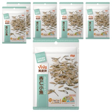 ViVa 萬歲牌 杏仁小魚  80g  6包