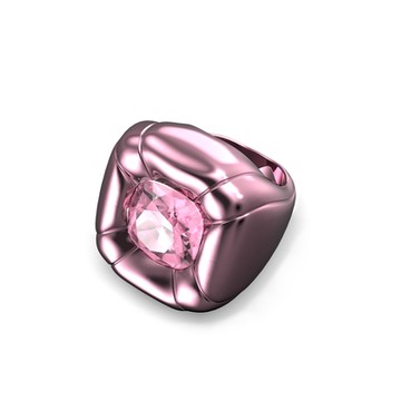 SWAROVSKI 施華洛世奇 Dulcis 個性戒指 枕形切割, 粉紅色