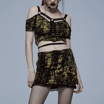 皮克特人占卜師包臀裙 - 黃 / 藍 / 即將絕版