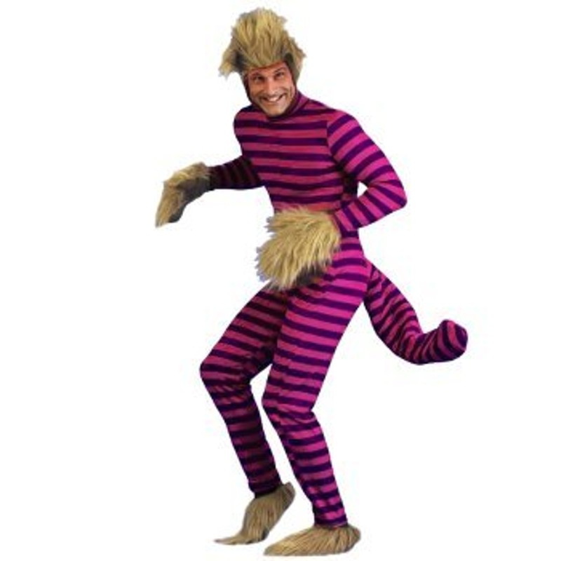 ディズニー不思議の国のアリス チェシャ猫 ファンキャップとしっぽ コスプレ　仮装