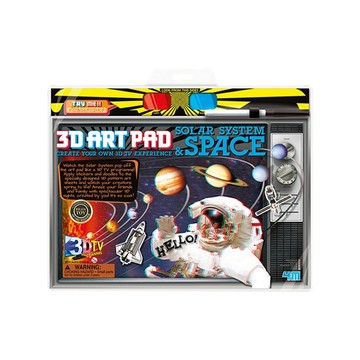 4M 3D太空藝術畫板 太陽系與太空主題  彩虹色  1組