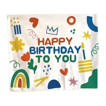 半島良品 居家裝飾掛布  100 x 75cm  生日蛋糕