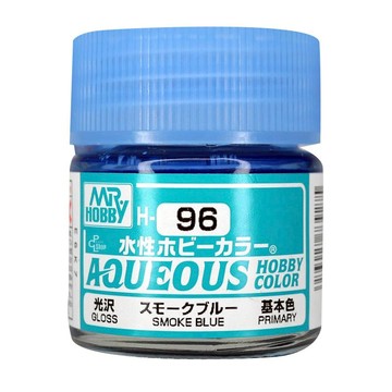 【鋼普拉】現貨 MR.HOBBY GUNZE 郡氏 GSI H-96 H96 水性漆 光澤透明煙燻藍 模型漆 10ml