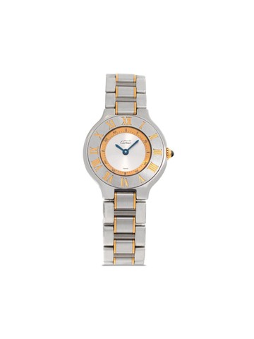 Cartier - 2000s pre-owned Must 21 28mm - women - stainless steel - One Size - SILVER