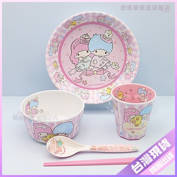【兒童餐具】日系卡通密胺湯碗 兒童吃飯碗 寶寶可愛耐摔碗 雙子星兒童碗勺餐具套裝 兒童餐碗 湯碗 餐具碗 可愛碗