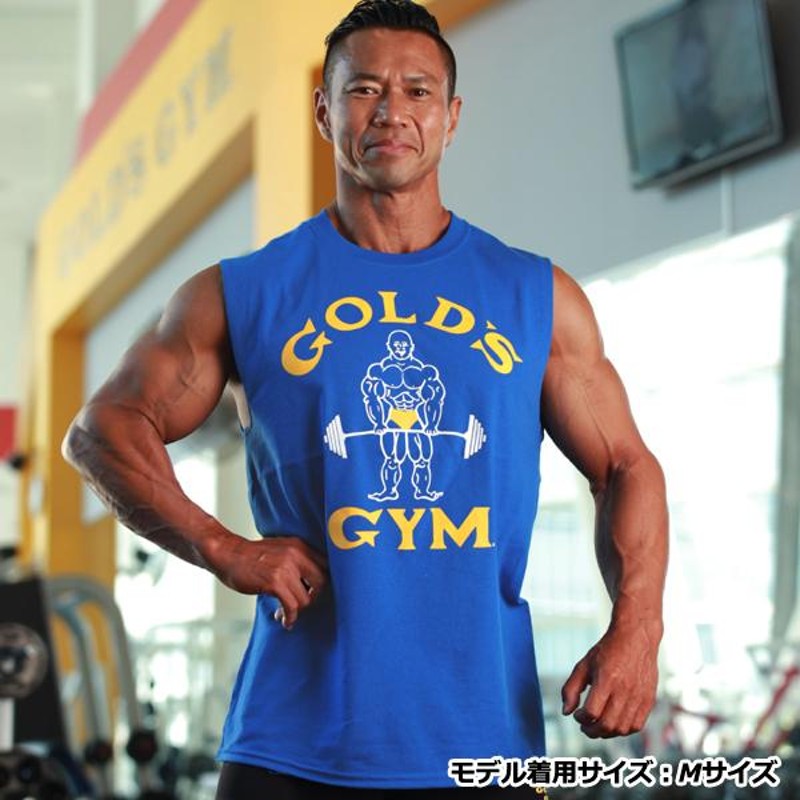 2022 スリーブレスTシャツ クラシックJ GOLD'S GYM_W ゴールドジム 