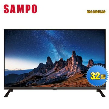 SAMPO聲寶 32型聯網Google TV 5.0 顯示器EM-32HF130 含基本桌上型安裝 贈皇家馬克杯組
