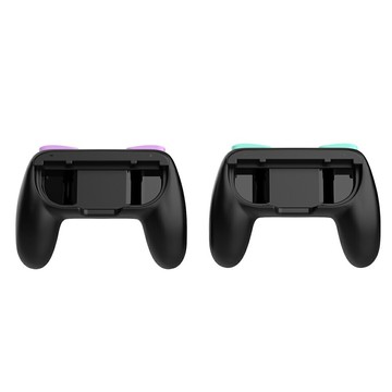 【AS電玩】DOBE NS2 / NS Joy con 握把 紫綠 TNS-3162S