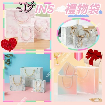 手提紙袋 紙袋 禮品帶 INS羽毛 禮物紙袋 禮袋 送禮紙袋 禮品紙袋 禮品包裝袋