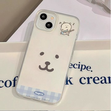 ✨限時特惠✨自嘲熊大臉適用於iPhone16promax蘋果手機殼防摔軟殼蘋果12Pro磨