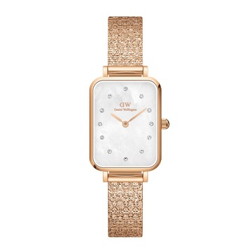 Daniel Wellington DW 手錶 貝母盤麥穗鋼琴方錶 DW00100578