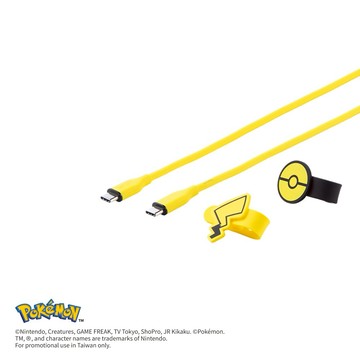 【Anker】皮卡丘 Type-C 240W 1.8m 充電線-黃