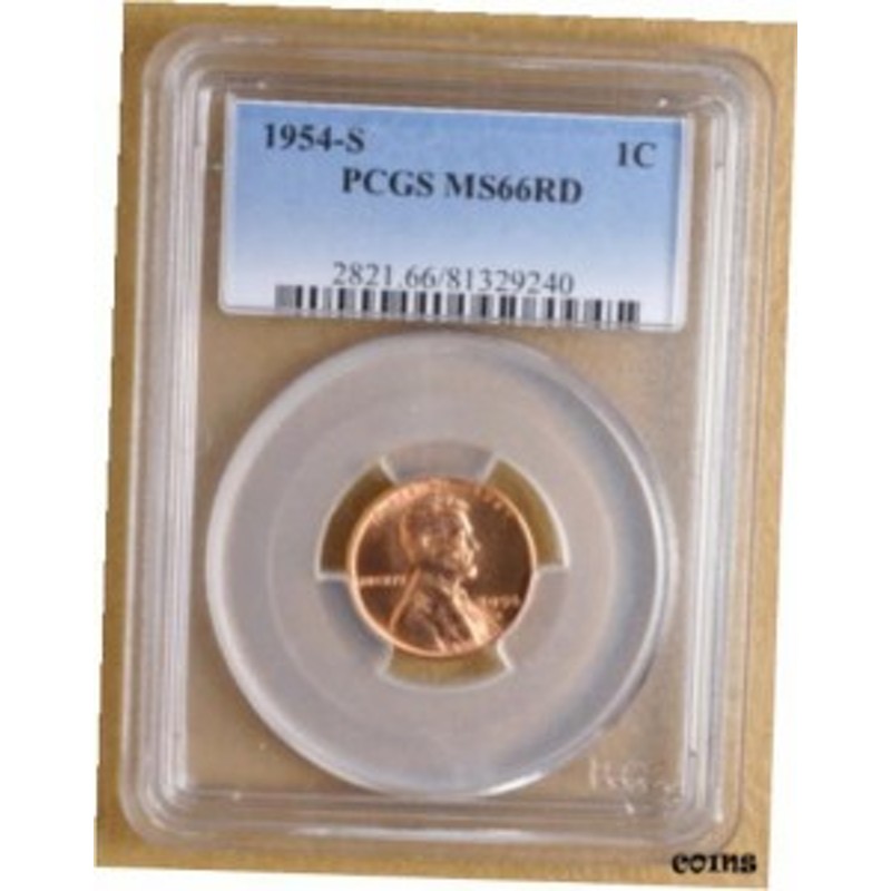 品質保証書付】 アンティークコイン NGC PCGS 1954 S Lincoln Wheat