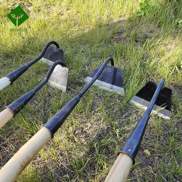 鏟草神器鋤刀鏟子鋤草小鋤頭 挖地種菜農具開荒 全鋼木柄松土