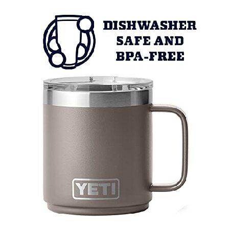 YETI Rambler 10 oz Stackable Mug, Stainless Steel, Vacuum Insulated with MagSlider Lid, Sharptail Taupe並行輸入品