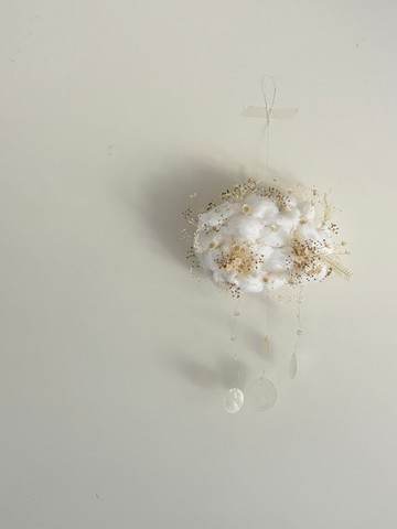 飄浮花雲朵風鈴∣ 永生乾燥花藝.裝飾.生活佈置.禮物