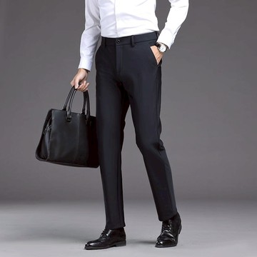 全機能四防休閒西裝褲 | 防水 x 防油 x 防汙 x 防曬 黑色38