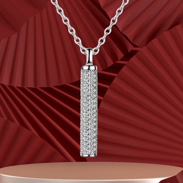 隔日到貨 左岸 定情 莫桑鑽 S925銀 項鏈 項鍊 不退色 N100