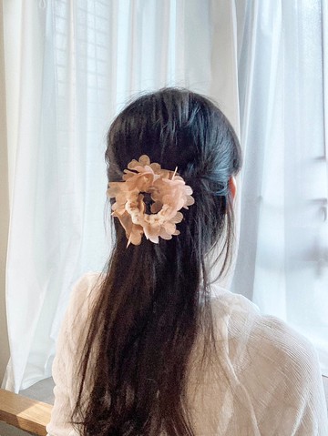 花圈 髮夾 頭飾 【磨毛編織】