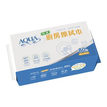 [AQUA水]廚房擦拭巾(80抽x24包/箱)